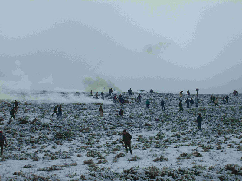 Settlers attack Qusra with guns, knives and stones