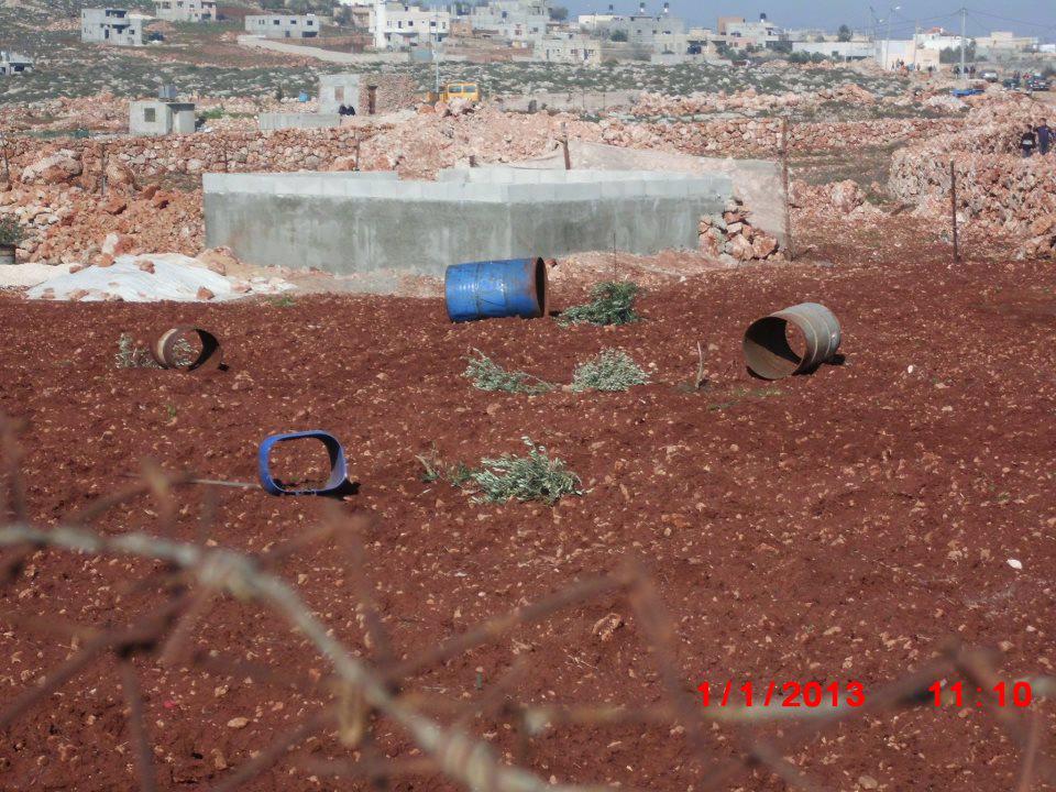 قصرة تستقبل العام الجديد باعتداء خطير للمستوطنين وتكسير أكثر من 180 شجرة زيتون