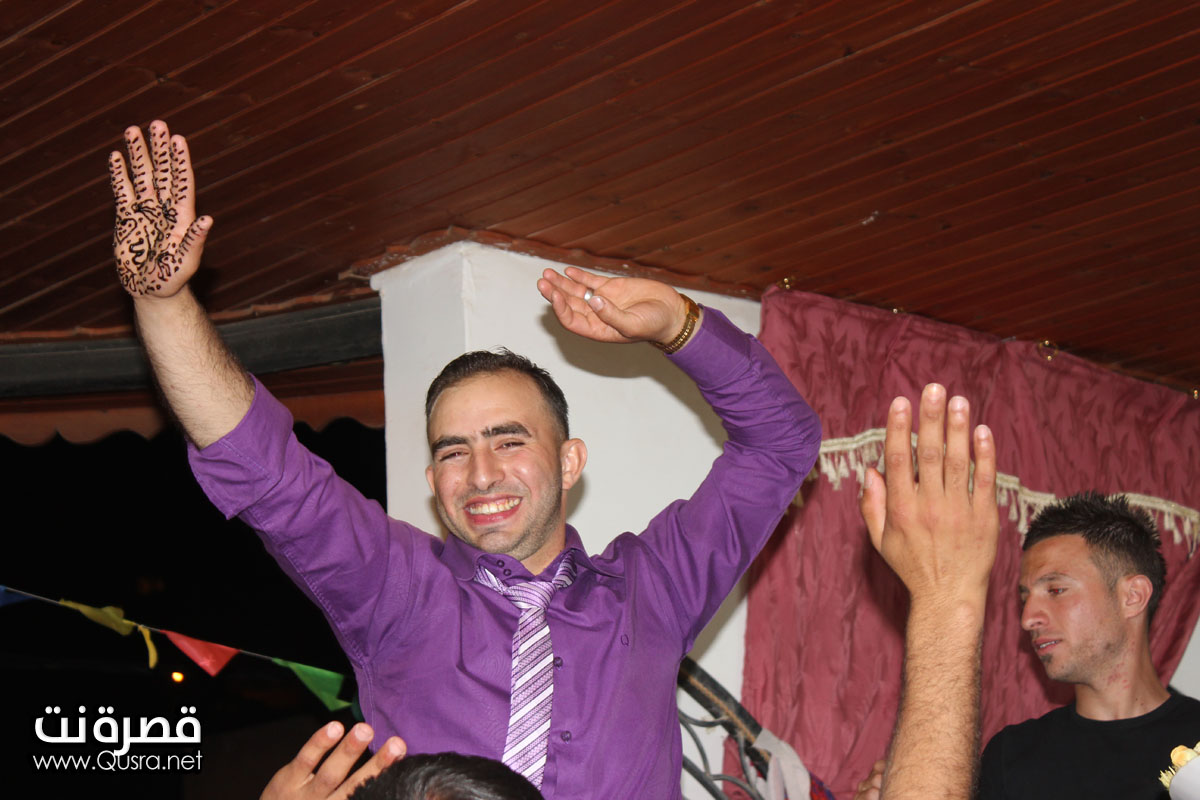 تهنئة للشاب أحمد مصباح صالح كنعان بمناسبة الزفاف