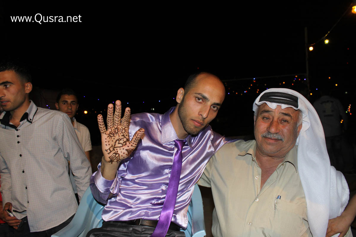 تهنئة للشاب ثمين هشام عودة بمناسبة الزفاف