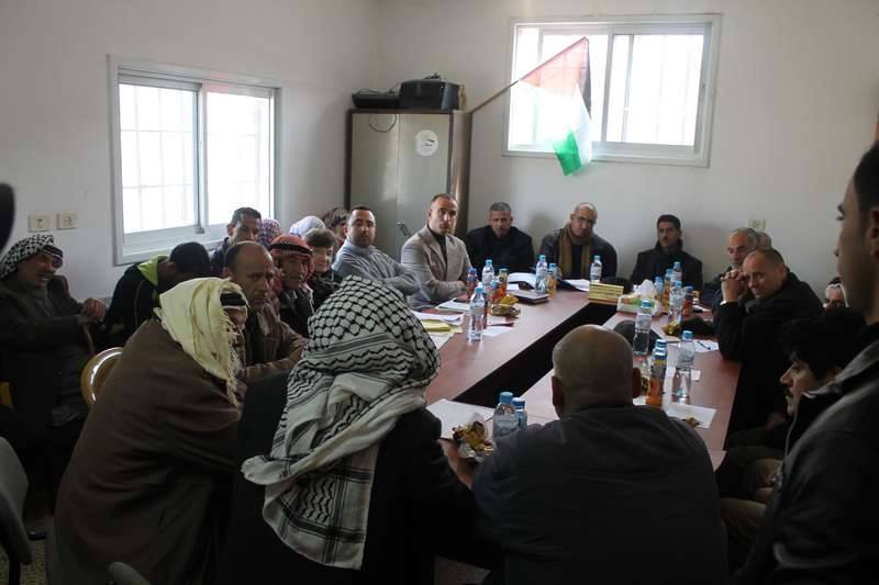 ورشة عمل في مقر مجلس قروي قصرة حول اعتداءات المستوطنين